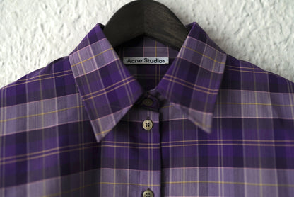CHECKED SHIRT オーバーサイズチェックシャツ / ACNE STUDIOS(アクネストゥディオス)