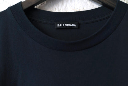 19AW EST.1917 刺繍ロゴオーバーサイズ半袖Tシャツ / BALENCIAGA(バレンシアガ)