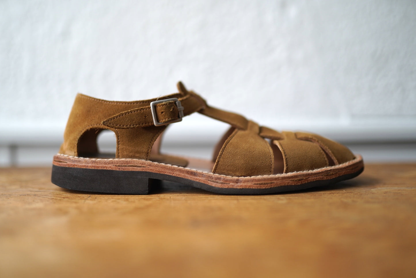 ORLEANS オルレアン スウェードレザーグルカサンダル / BRUSCHETTA SHOES(ブルスケッタシューズ)