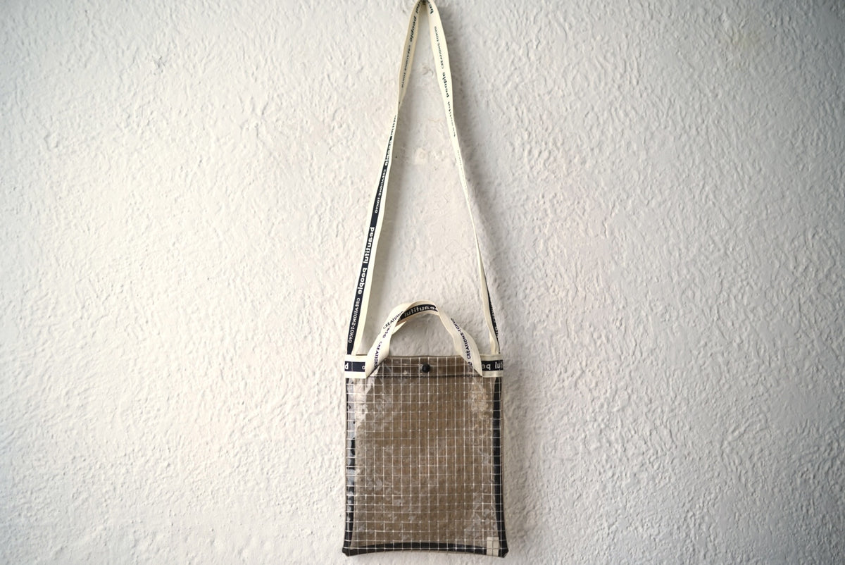 Vinyl Logo Tape Shoulder Bag ビニールロゴテープショルダーバッグ 