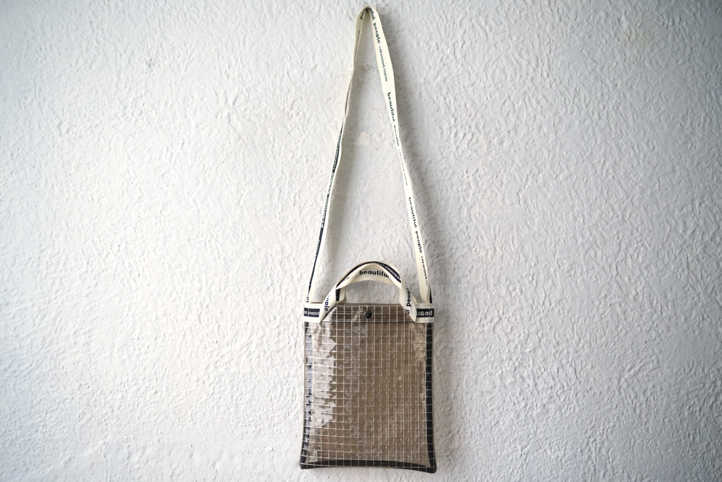 Vinyl Logo Tape Shoulder Bag ビニールロゴテープショルダーバッグ / Beautiful People(ビューティフルピープル)