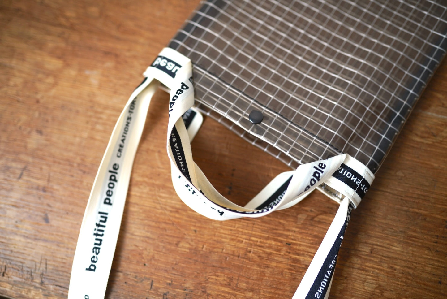 Vinyl Logo Tape Shoulder Bag ビニールロゴテープショルダーバッグ / Beautiful People(ビューティフルピープル)