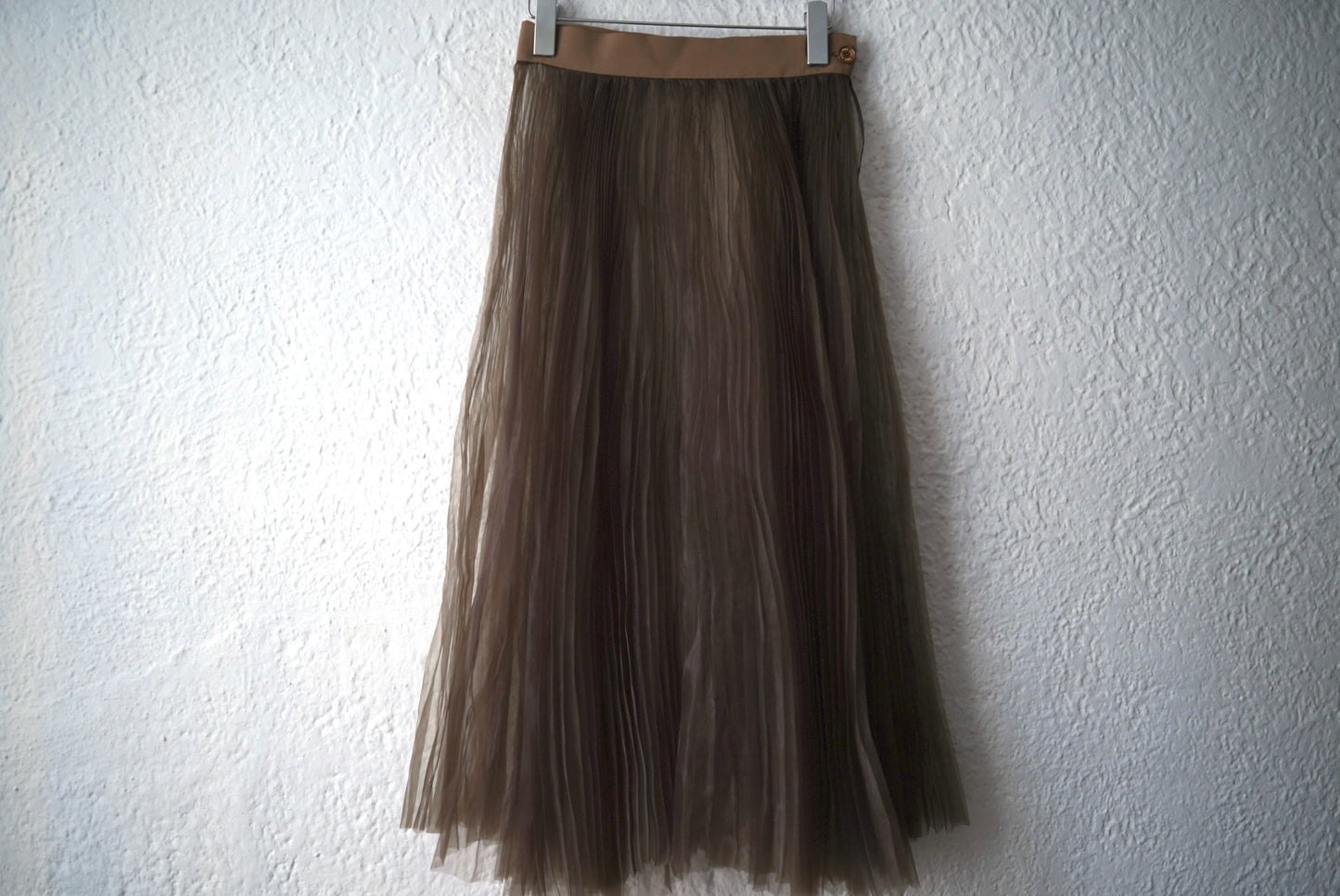 18SS オーガンジープリーツスカート / HYKE(ハイク)