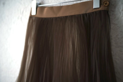 18SS オーガンジープリーツスカート / HYKE(ハイク)