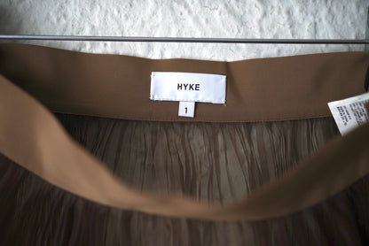 18SS オーガンジープリーツスカート / HYKE(ハイク)