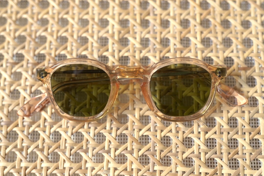 1950's Parisian パリジャン セルフレームアイウェア 眼鏡 ローズ / frame france(フレームフランス)