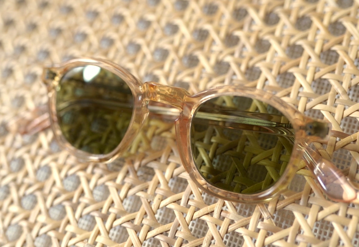 1950's Parisian パリジャン セルフレームアイウェア 眼鏡 ローズ / frame france(フレームフランス)