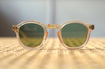 1950's Parisian パリジャン セルフレームアイウェア 眼鏡 ローズ / frame france(フレームフランス)