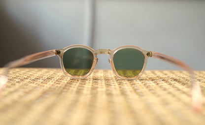 1950's Parisian パリジャン セルフレームアイウェア 眼鏡 ローズ / frame france(フレームフランス)