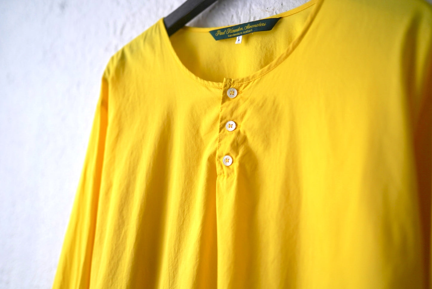 Grandpa Shirt グランパシャツ イエロー / Paul Harnden(ポールハーデン)