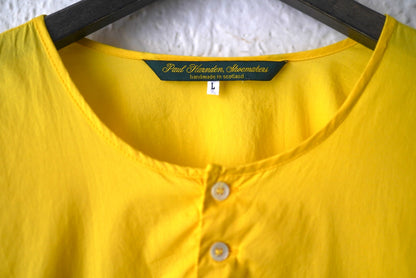 Grandpa Shirt グランパシャツ イエロー / Paul Harnden(ポールハーデン)