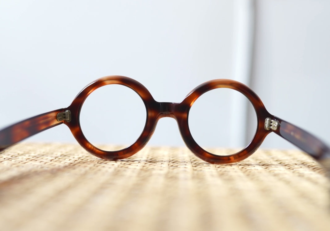 1960's CORBUSIER TELEVISION ROUND セルフレーム アイウェア 眼鏡 / frame france(フレームフランス)