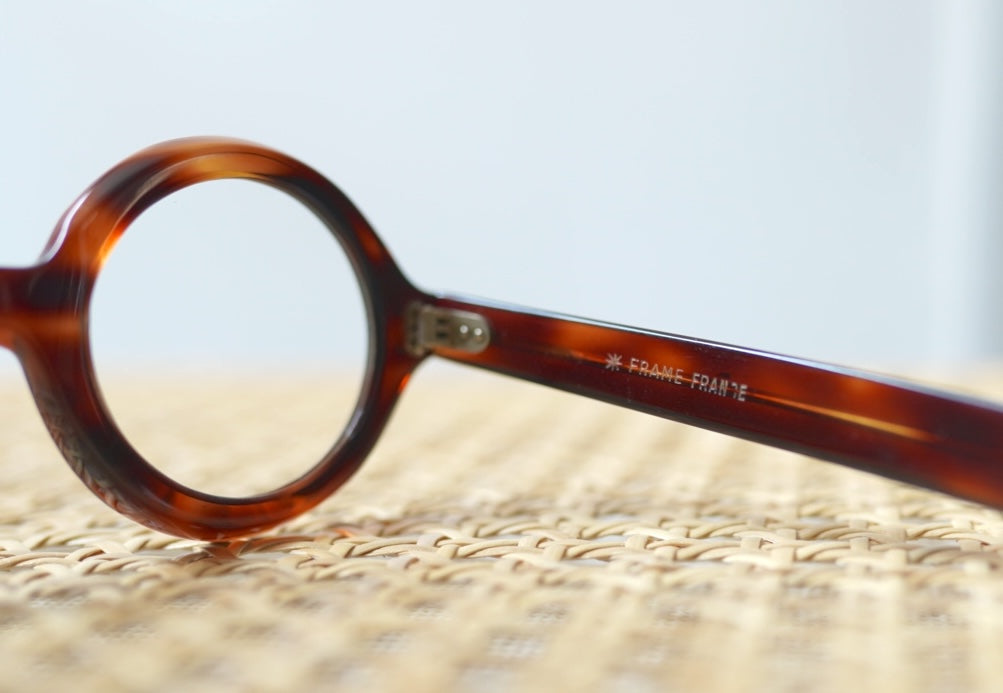 1960's CORBUSIER TELEVISION ROUND セルフレーム アイウェア 眼鏡 / frame france(フレームフランス)