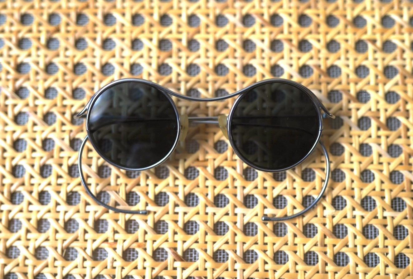 24AW OO300 チタンフレームラウンドサングラス アイウェア 眼鏡 / m.a+(エムエークロス)