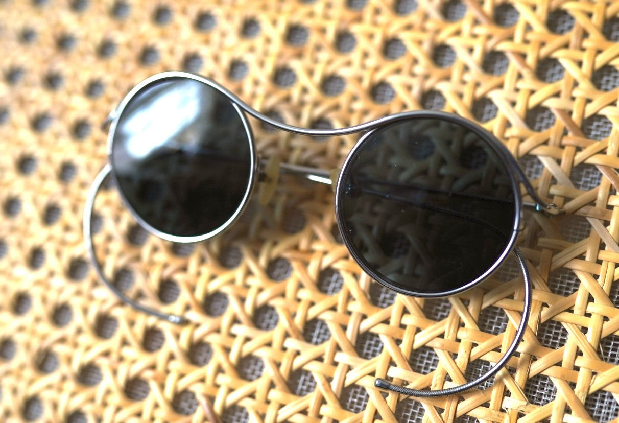 24AW OO300 チタンフレームラウンドサングラス アイウェア 眼鏡 / m.a+(エムエークロス)