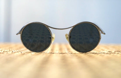 24AW OO300 チタンフレームラウンドサングラス アイウェア 眼鏡 / m.a+(エムエークロス)