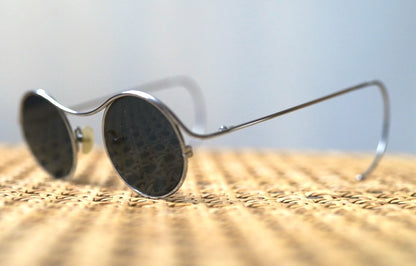 24AW OO300 チタンフレームラウンドサングラス アイウェア 眼鏡 / m.a+(エムエークロス)