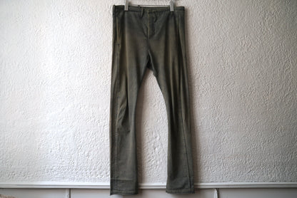 コットンジャージーストレートパンツ / LABEL UNDER CONSTRUCTION(レーベルアンダーコンストラクション)