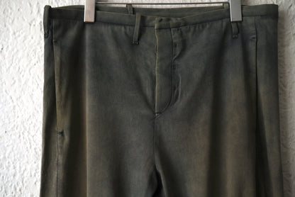 コットンジャージーストレートパンツ / LABEL UNDER CONSTRUCTION(レーベルアンダーコンストラクション)