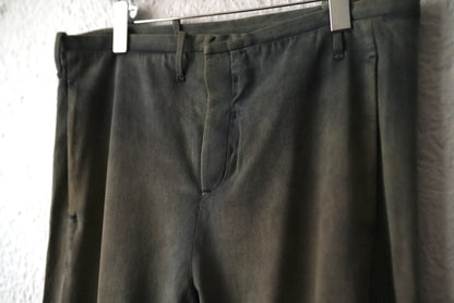 コットンジャージーストレートパンツ / LABEL UNDER CONSTRUCTION(レーベルアンダーコンストラクション)