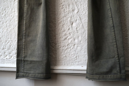 コットンジャージーストレートパンツ / LABEL UNDER CONSTRUCTION(レーベルアンダーコンストラクション)