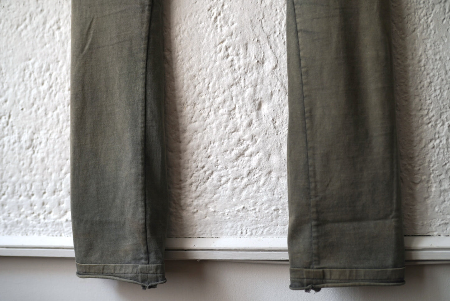 コットンジャージーストレートパンツ / LABEL UNDER CONSTRUCTION(レーベルアンダーコンストラクション)