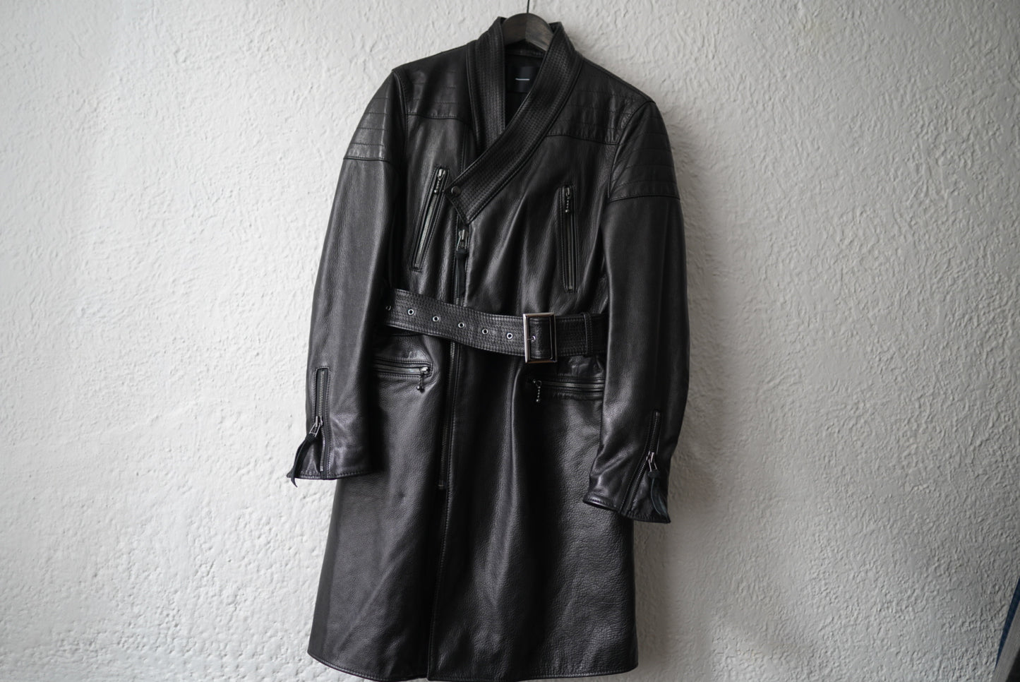 17AW YOROI RIDER'S COAT ヨロイライダースコート レザージャケット / [-] MINUS(マイナス)