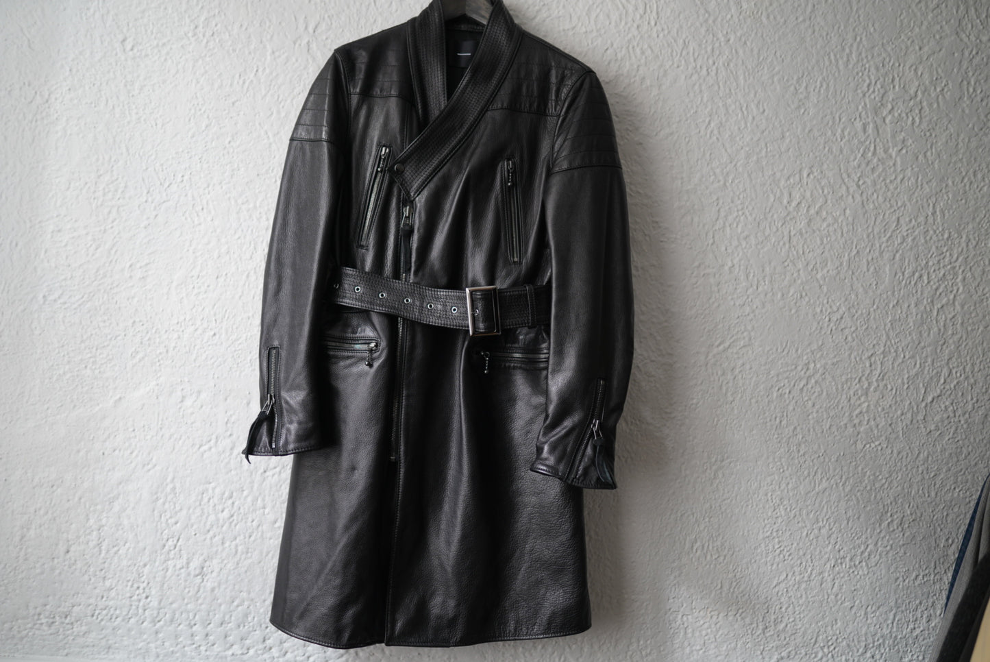 17AW YOROI RIDER'S COAT ヨロイライダースコート レザージャケット / [-] MINUS(マイナス)