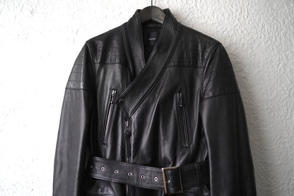 17AW YOROI RIDER'S COAT ヨロイライダースコート レザージャケット / [-] MINUS(マイナス)