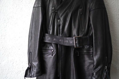 17AW YOROI RIDER'S COAT ヨロイライダースコート レザージャケット / [-] MINUS(マイナス)