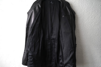 17AW YOROI RIDER'S COAT ヨロイライダースコート レザージャケット / [-] MINUS(マイナス)