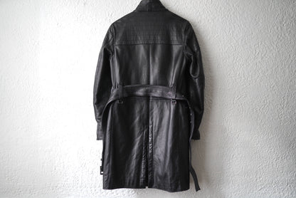 17AW YOROI RIDER'S COAT ヨロイライダースコート レザージャケット / [-] MINUS(マイナス)