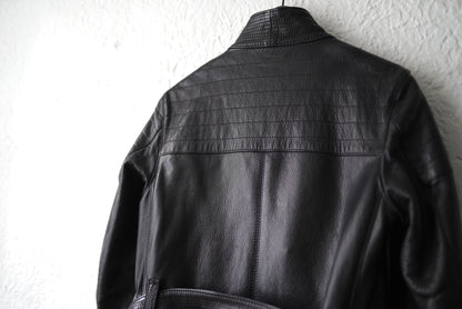 17AW YOROI RIDER'S COAT ヨロイライダースコート レザージャケット / [-] MINUS(マイナス)
