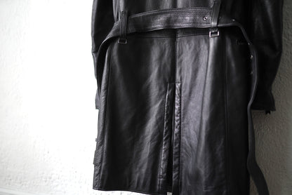 17AW YOROI RIDER'S COAT ヨロイライダースコート レザージャケット / [-] MINUS(マイナス)