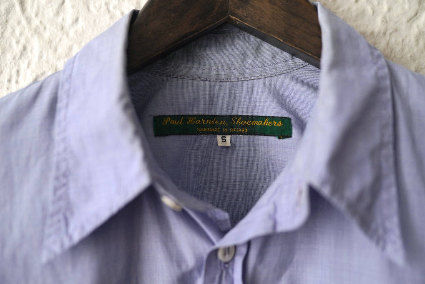 ダブルポケットシャツ ブルー / Paul Harnden(ポールハーデン)