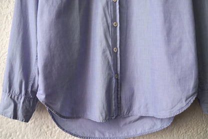 ダブルポケットシャツ ブルー / Paul Harnden(ポールハーデン)