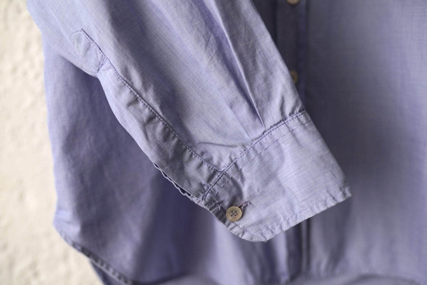 ダブルポケットシャツ ブルー / Paul Harnden(ポールハーデン)