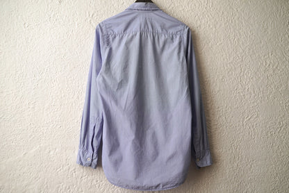 ダブルポケットシャツ ブルー / Paul Harnden(ポールハーデン)