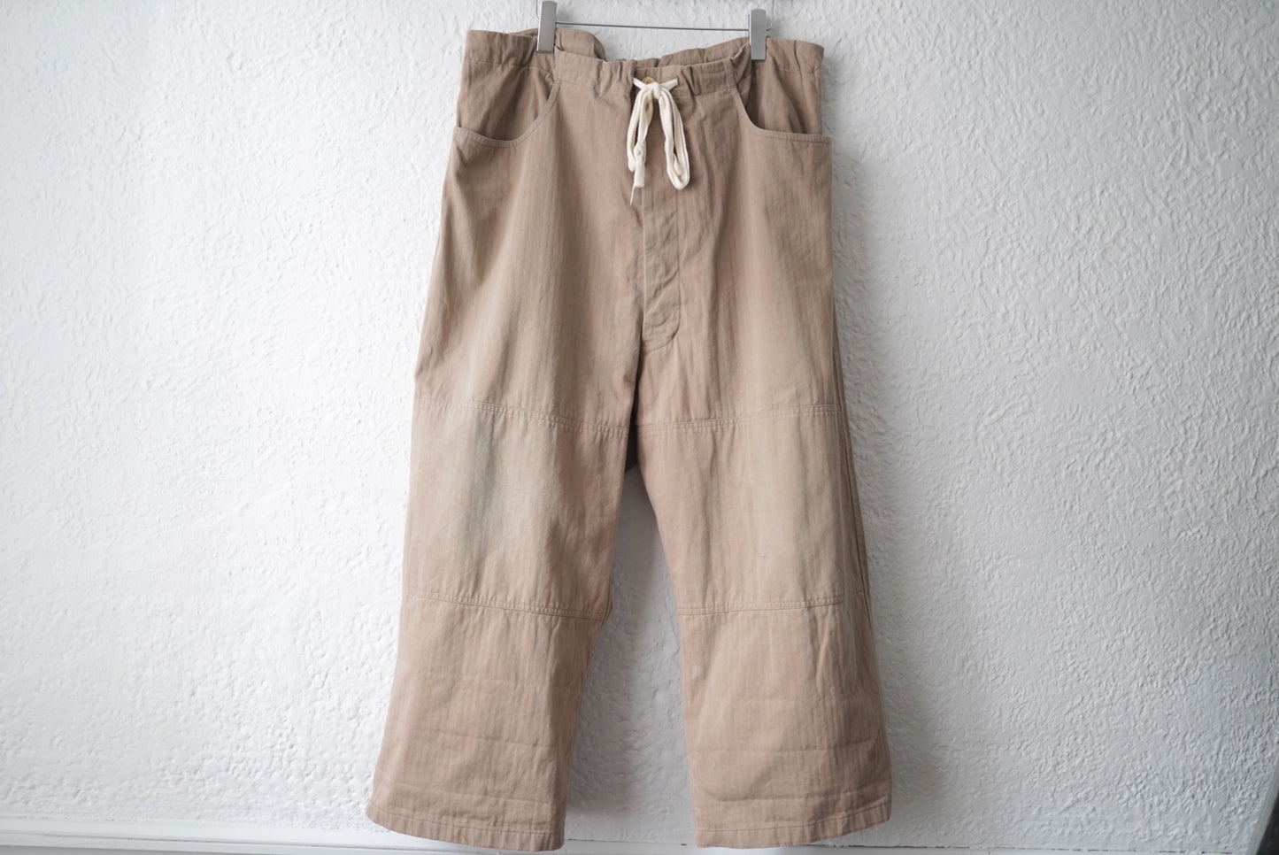 17SS Gardeners Pants コットンヘリンボーンガーデナーパンツ / Paul Harnden(ポールハーデン)