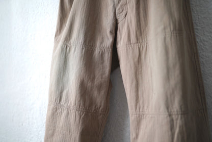 17SS Gardeners Pants コットンヘリンボーンガーデナーパンツ / Paul Harnden(ポールハーデン)