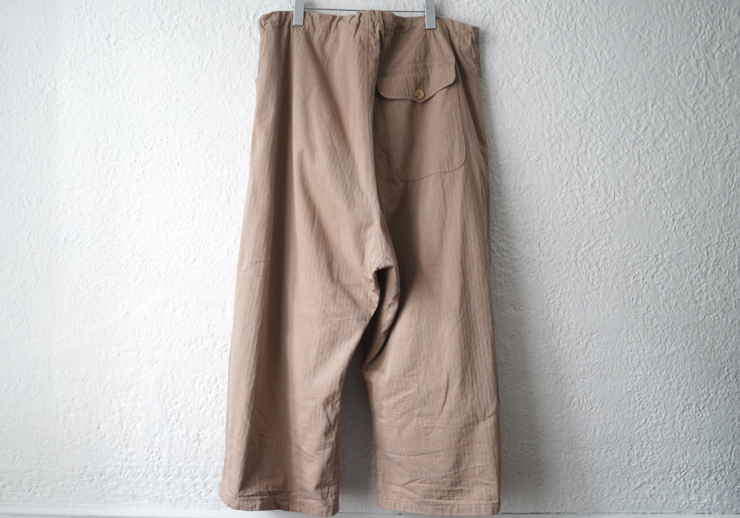 17SS Gardeners Pants コットンヘリンボーンガーデナーパンツ / Paul Harnden(ポールハーデン)