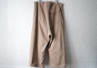 17SS Gardeners Pants コットンヘリンボーンガーデナーパンツ / Paul Harnden(ポールハーデン)