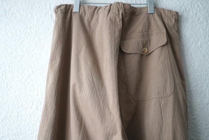 17SS Gardeners Pants コットンヘリンボーンガーデナーパンツ / Paul Harnden(ポールハーデン)