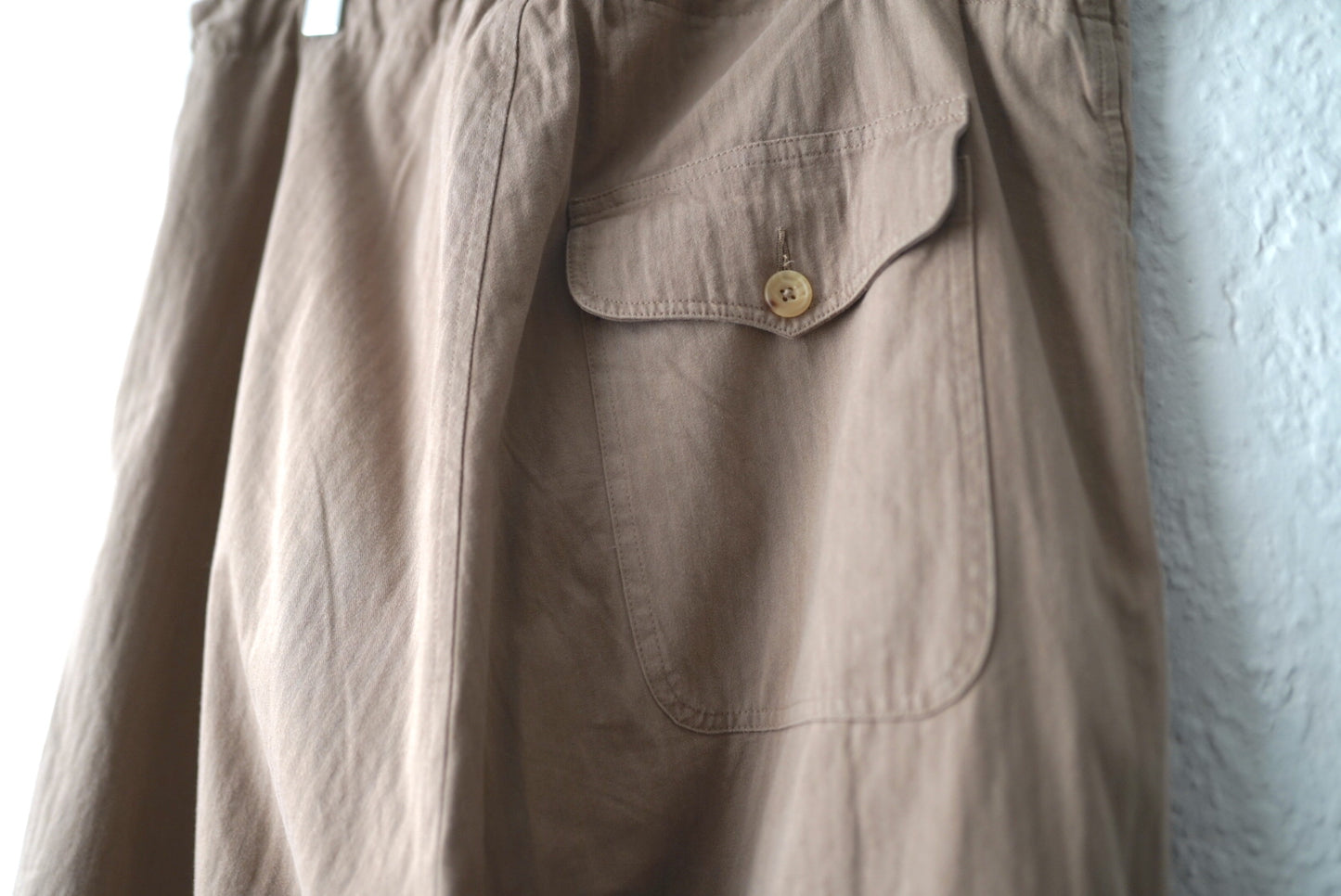17SS Gardeners Pants コットンヘリンボーンガーデナーパンツ / Paul Harnden(ポールハーデン)