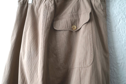 17SS Gardeners Pants コットンヘリンボーンガーデナーパンツ / Paul Harnden(ポールハーデン)