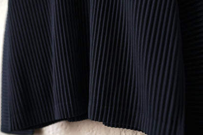 25SS MONTHLY COLOR JANUARY MIDNIGHT BLUE プリーツ長袖トップス / ISSEY MIYAKE HOMME PLISSE(イッセイミヤケ オムプリッセ)