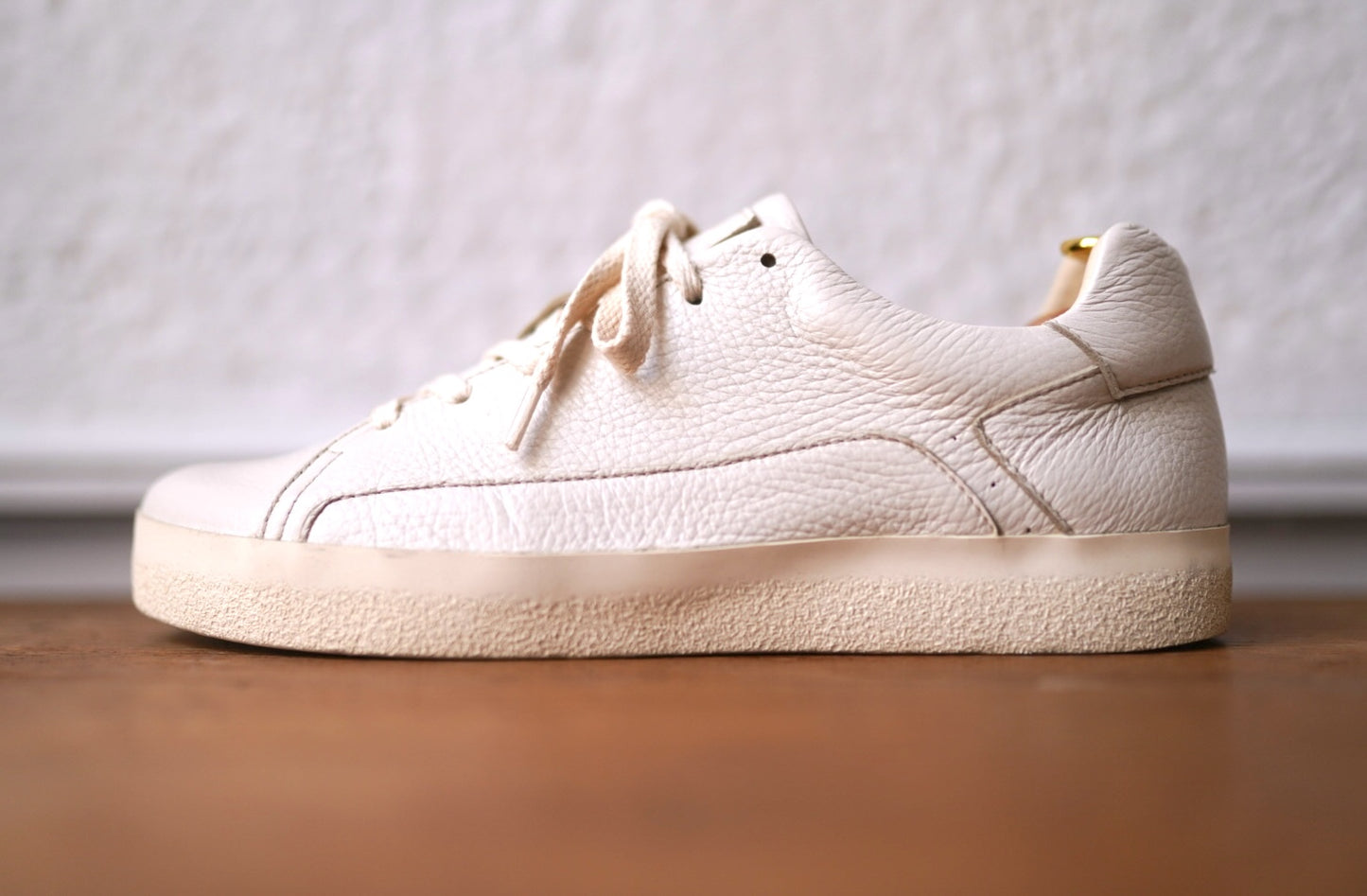 ORONGO DEERSKIN LATTE ディアスキンスニーカー ホワイト / AFOUR(エーフォー)