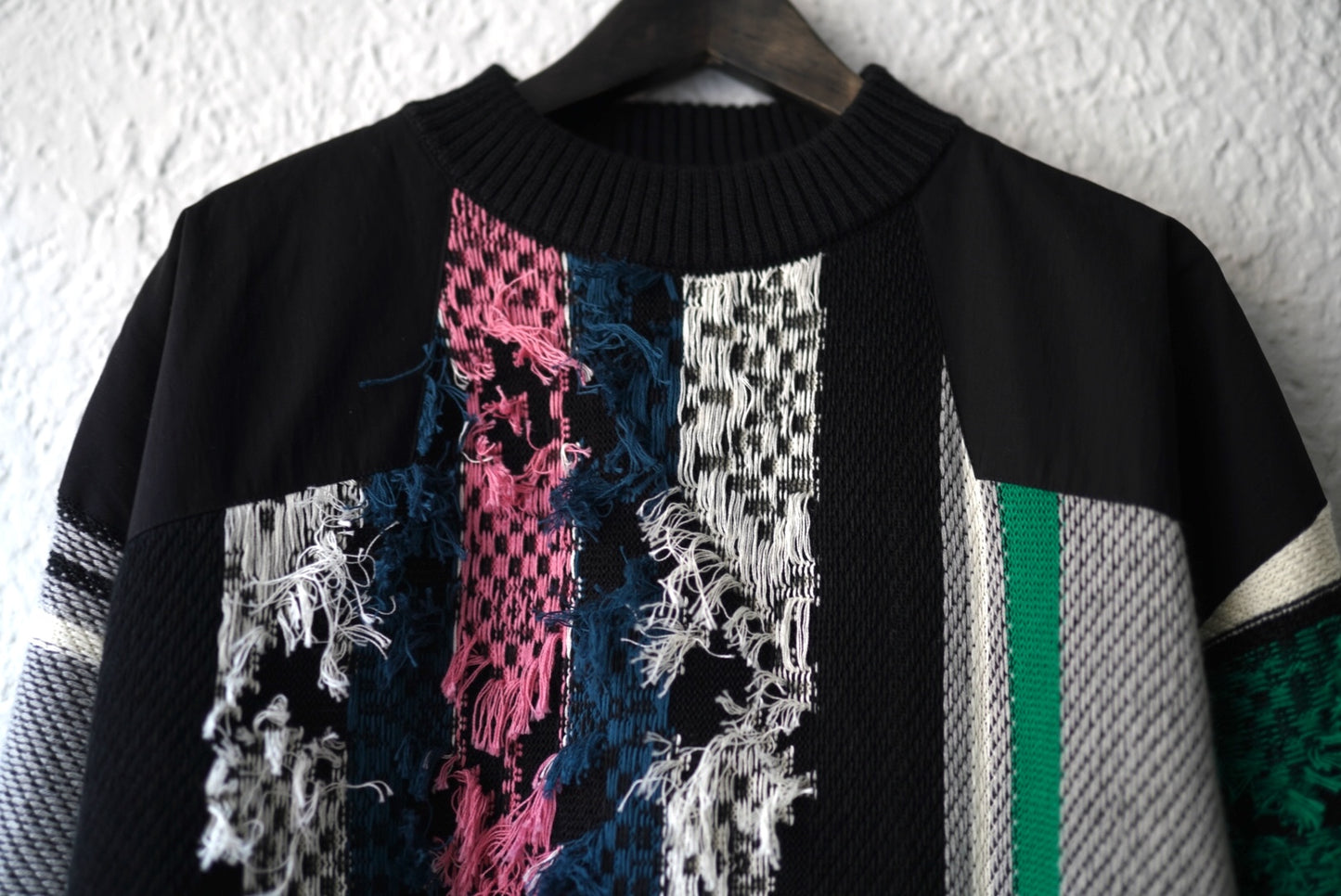 22SS Rug Jacquard Knit Pullover ラグジャガードニットプルオーバー セーター / sacai(サカイ)