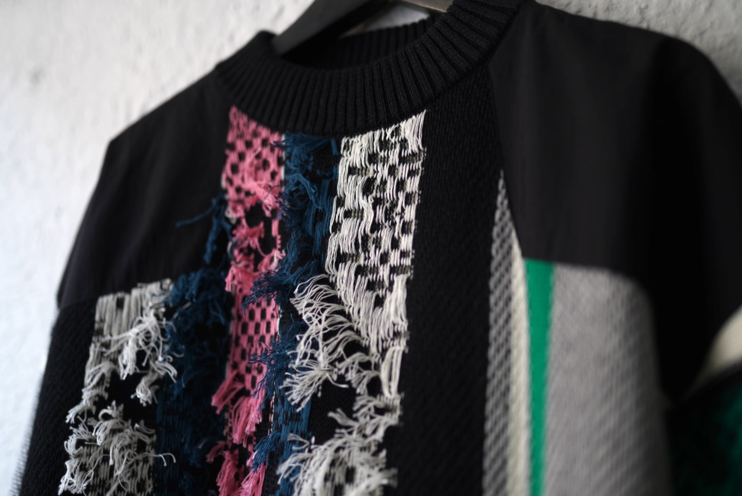 22SS Rug Jacquard Knit Pullover ラグジャガードニットプルオーバー セーター / sacai(サカイ)