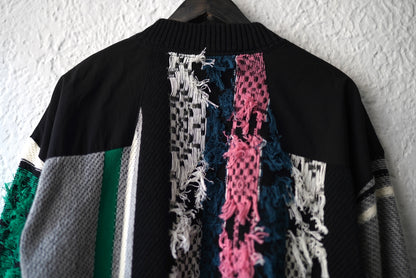 22SS Rug Jacquard Knit Pullover ラグジャガードニットプルオーバー セーター / sacai(サカイ)